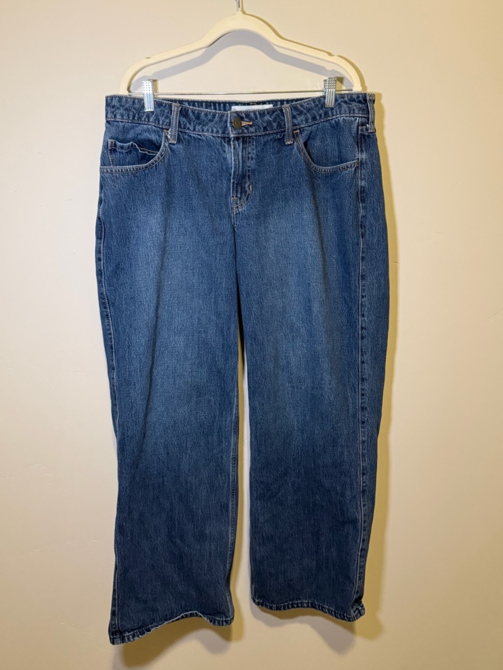 Hollister Medium Blue Straight Leg Jeans